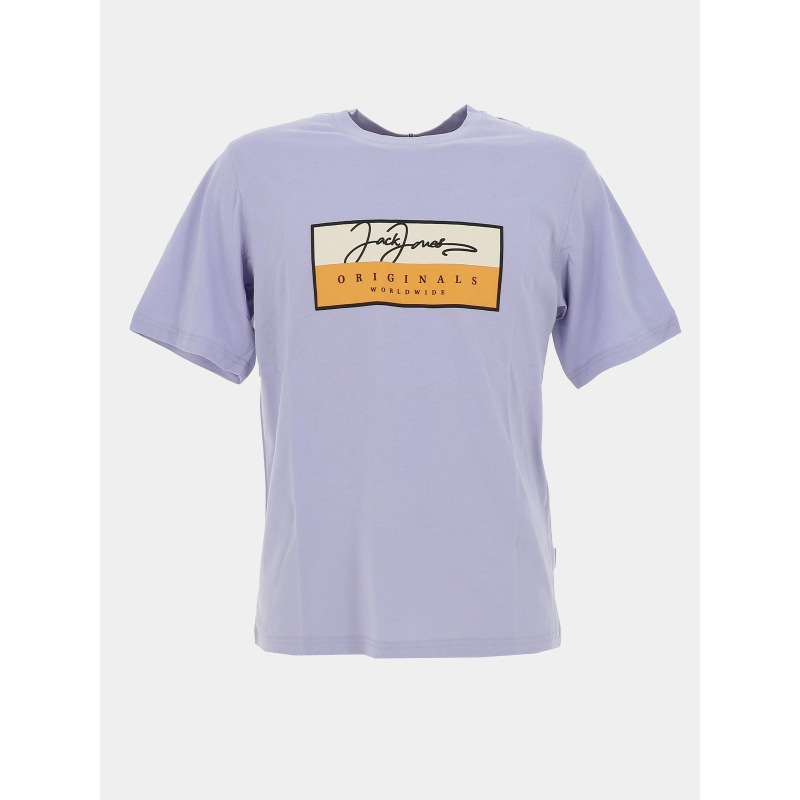 T-shirt frederiksberg violet homme - Jack & Jones
