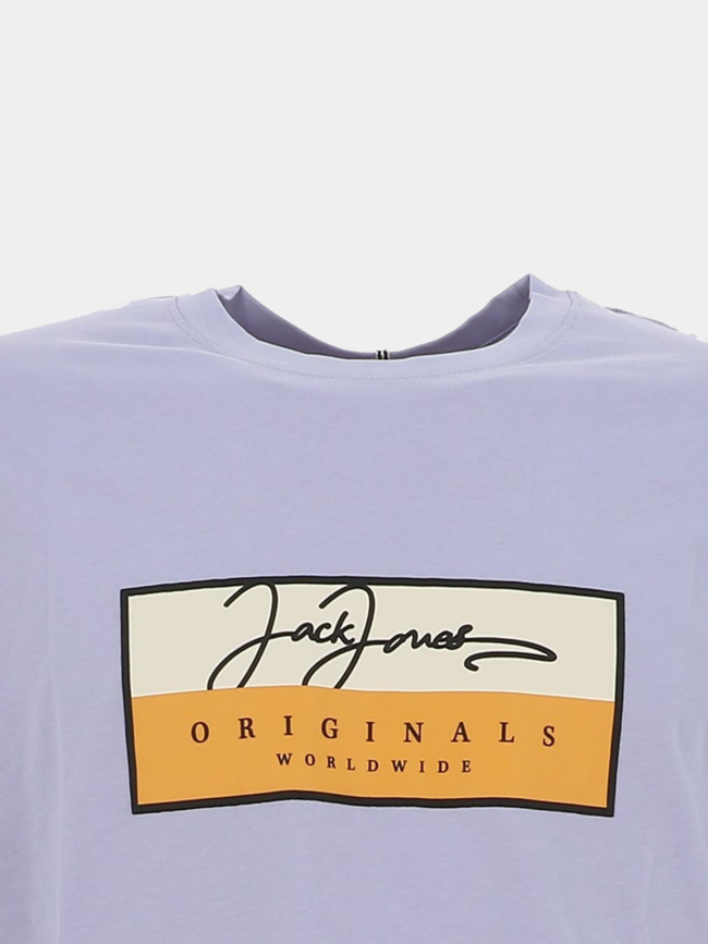 T-shirt frederiksberg violet homme - Jack & Jones