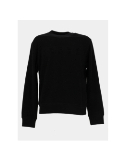 Sweat col rond logo relief jcopacer noir homme - Jack & Jones