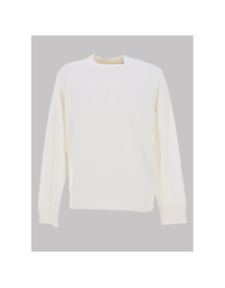 Sweat col rond logo jcopacer blanc homme - Jack & Jones