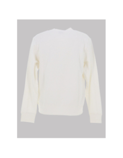 Sweat col rond logo jcopacer blanc homme - Jack & Jones