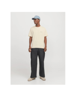 T-shirt à manches courtes jorsplit beige homme - Jack & Jones