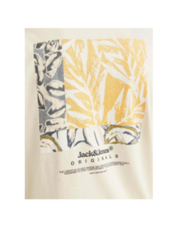 T-shirt à manches courtes jorsplit beige homme - Jack & Jones
