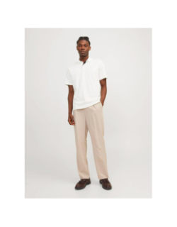 Polo à manches courtes jprccrodney blanc homme - Jack & Jones