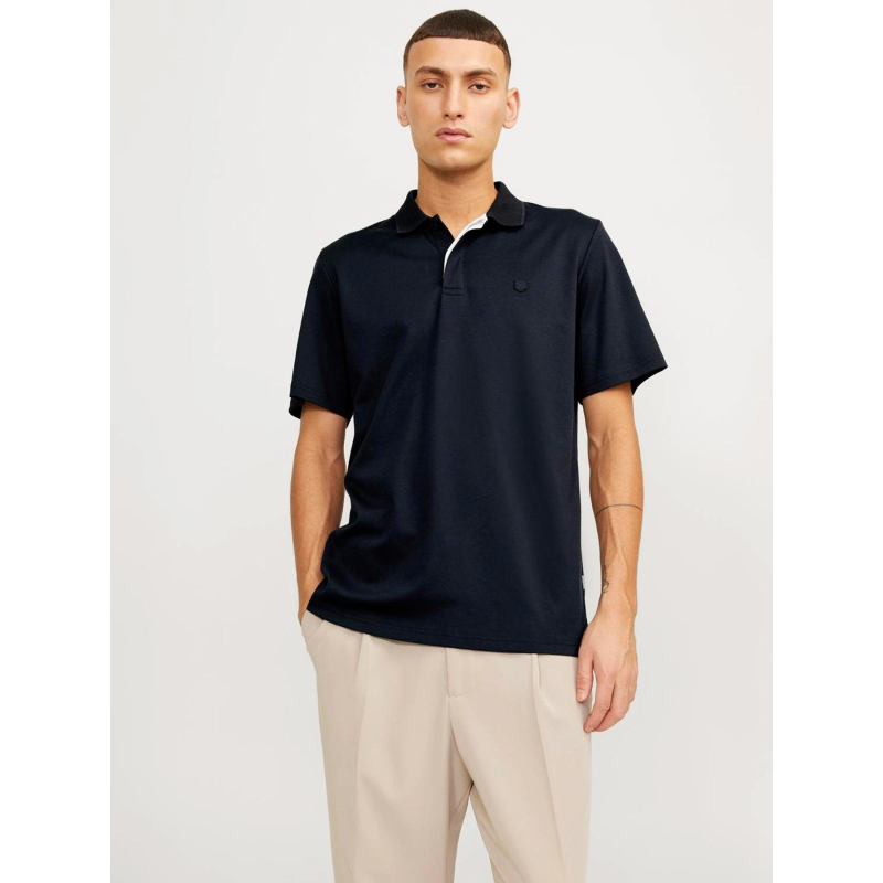 Polo mc jprccrodney bleu marine homme - Jack & Jones