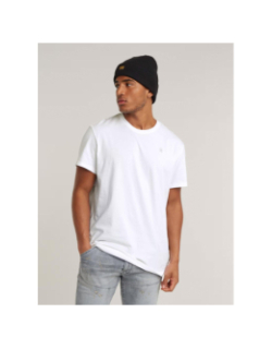 T-shirt à manches courtes base blanc homme - G Star