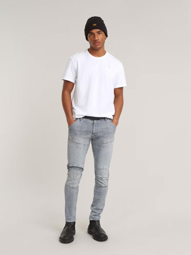 T-shirt à manches courtes base blanc homme - G Star