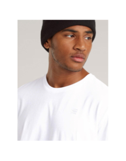 T-shirt à manches courtes base blanc homme - G Star