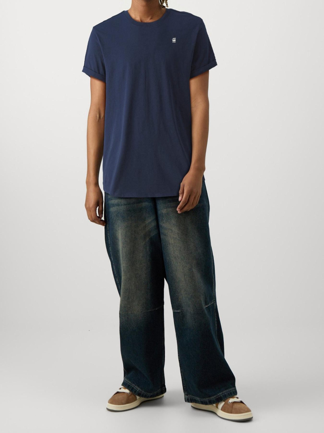 T-shirt à manches courtes lash bleu marine homme - G Star