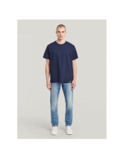 Jean regular 3301 tapered indigo aged bleu homme - G Star