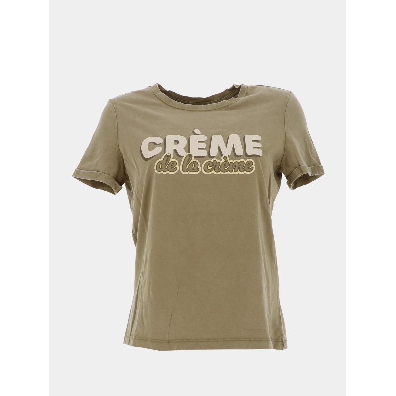 T-shirt ajilla vert femme - Vero Moda