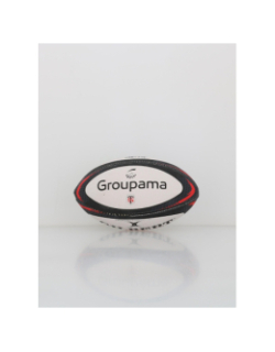 Ballon de rugby replica stade toulousain mini blanc - Gilbert