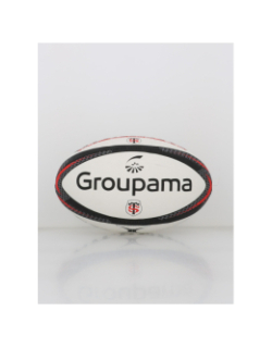 Ballon de rugby replica stade toulousain taille 5 blanc - Gilbert
