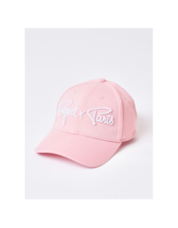 Casquette signature logo brodé rose - Project X Paris