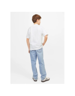T-shirt manches courtes jorvesterbro blanc garçon - Jack & Jones