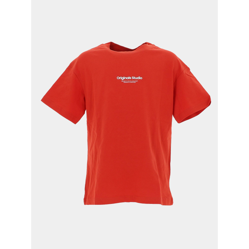 T-shirt manches courtes jorvesterbro rouge garçon - Jack & Jones