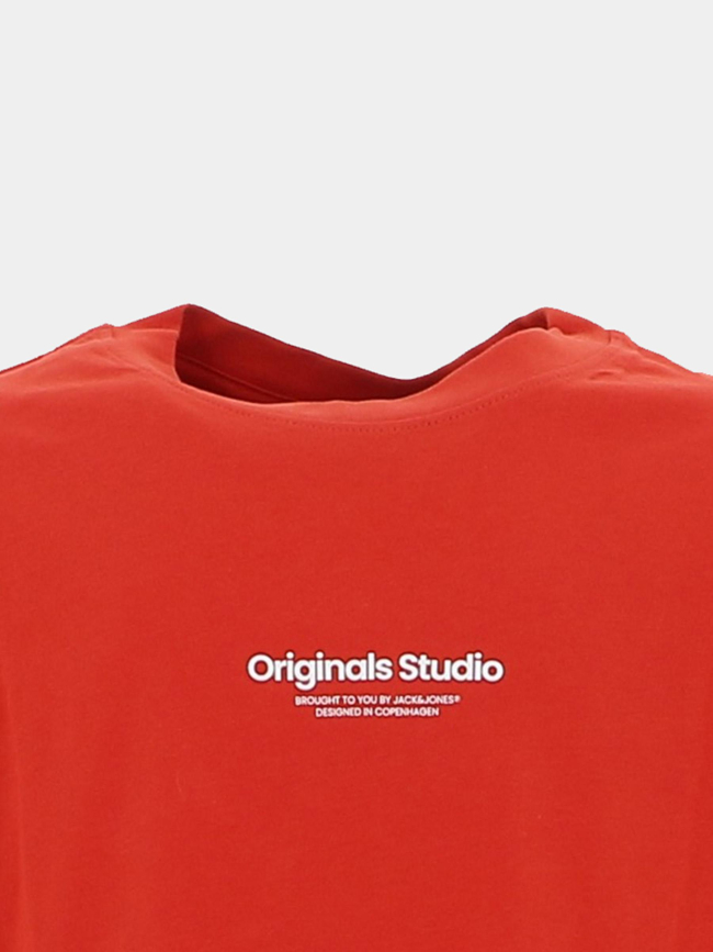 T-shirt manches courtes jorvesterbro rouge garçon - Jack & Jones