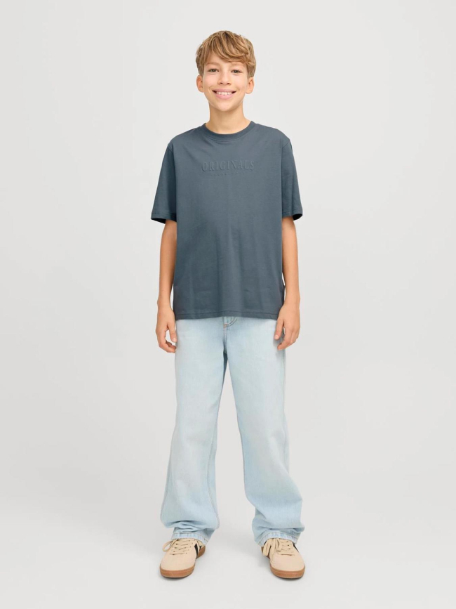 T-shirt mc jorfrederiksberg gris garçon - Jack & Jones