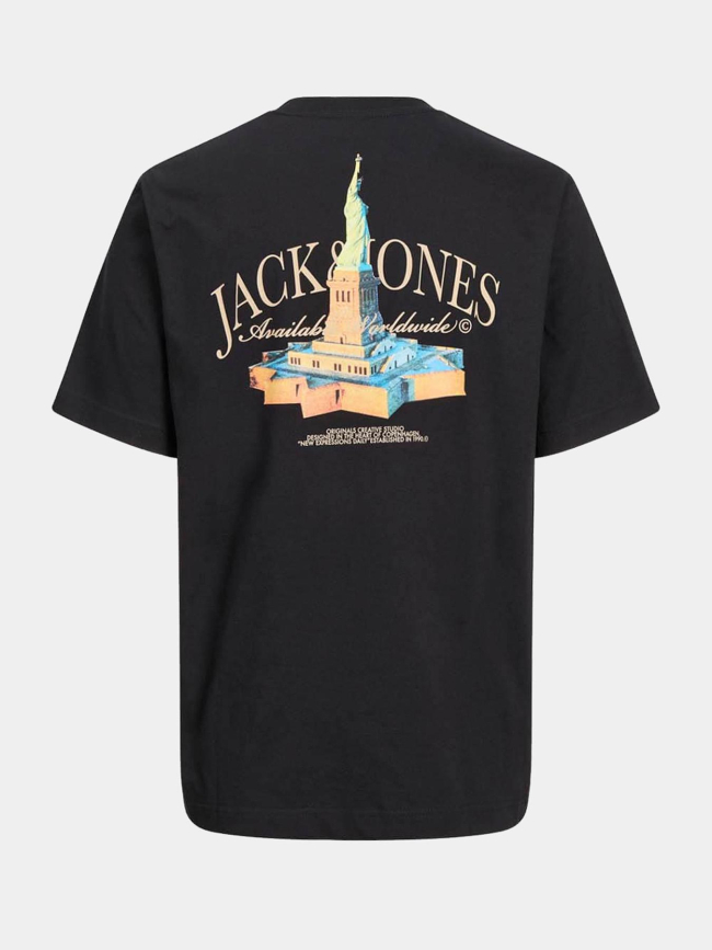 T-shirt à manches courtes jorboston noir garçon - Jack & Jones