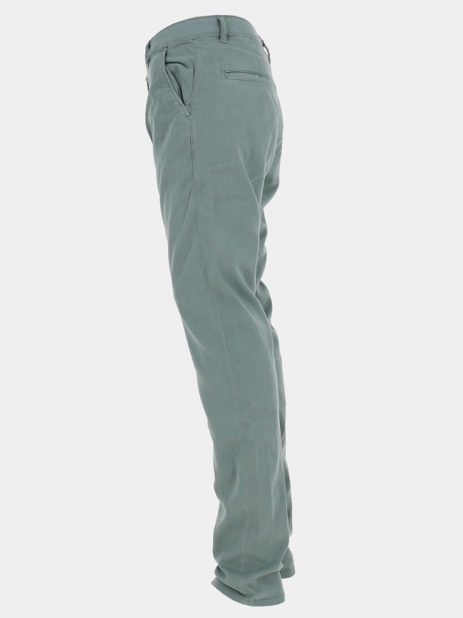 Pantalon chino denning vert d'eau homme - Pullin