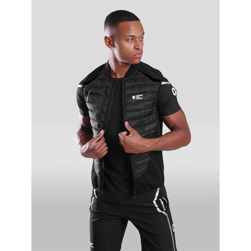 Veste sans manche athletics noir homme - Comme Des Loups