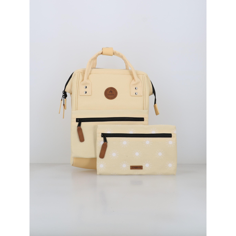 Sac à dos adventurer denim small ibiza jaune - CabaÏa