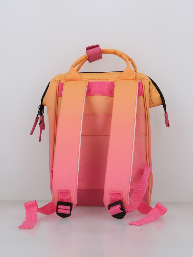 Sac à dos adventurer small cabourg rose et orange - Cabaïa