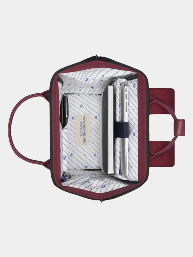 Sac à dos adventurer medium santiago de cuba bordeaux - Cabaïa