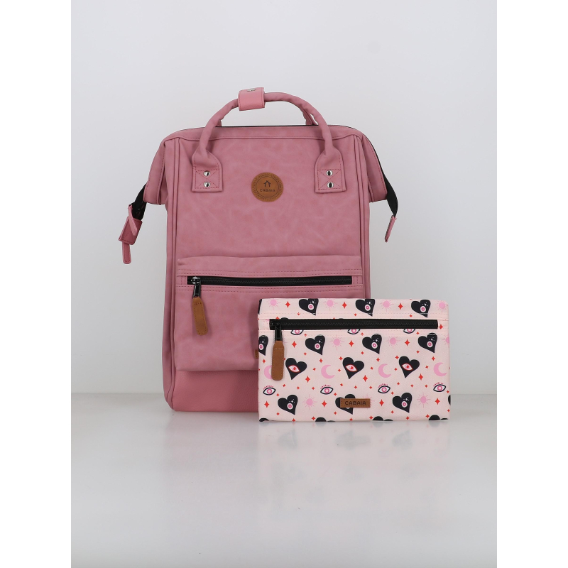 Sac à dos adventurer small bari rose - Cabaïa