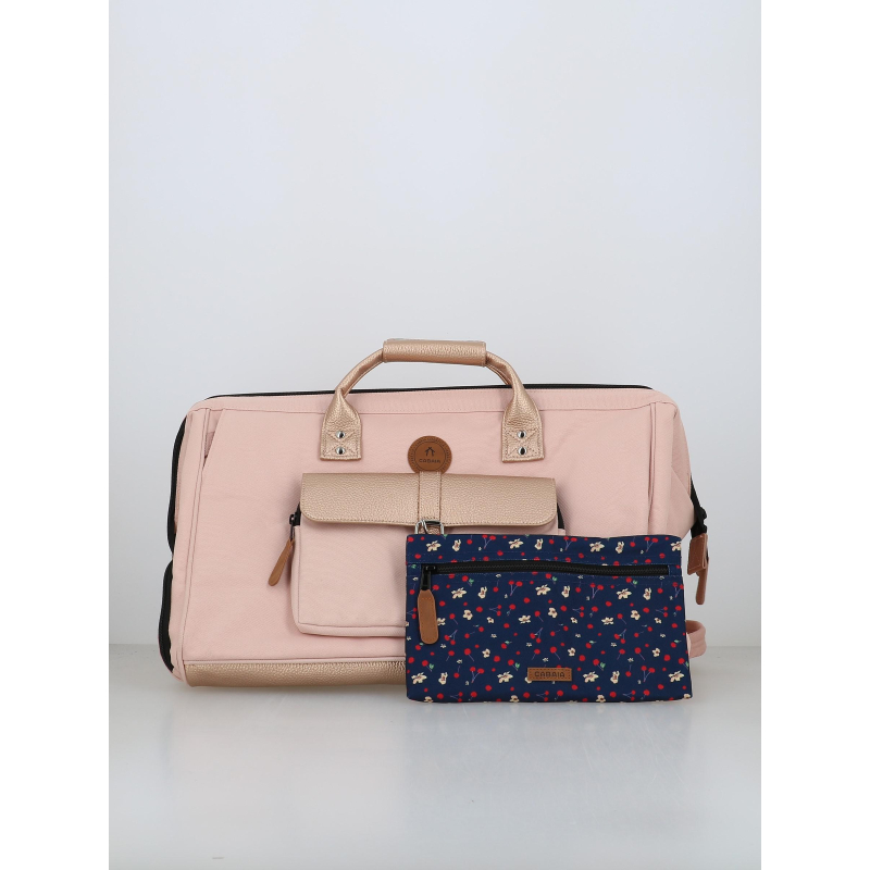 Sac de voyage duffle adventurer queretaro rose clair - Cabaïa