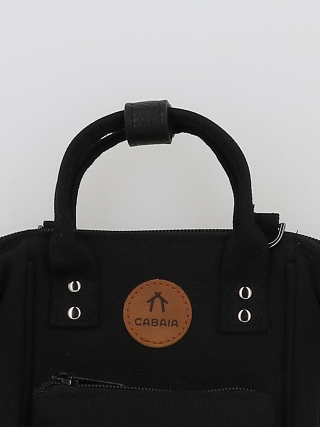 Sac bandoulière nano adventurer berlin noir femme - Cabaïa