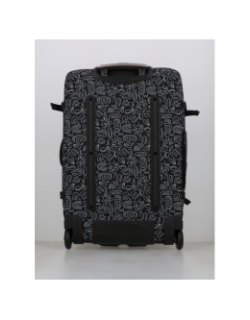 Valise souple medium a motif amiens noir - Cabaïa