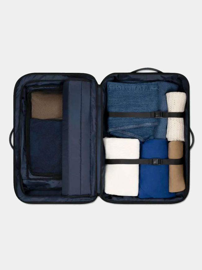 Valise souple medium a motif amiens noir - Cabaïa