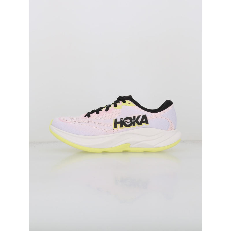 Chaussures de running rincon 4 rose jaune femme - Hoka