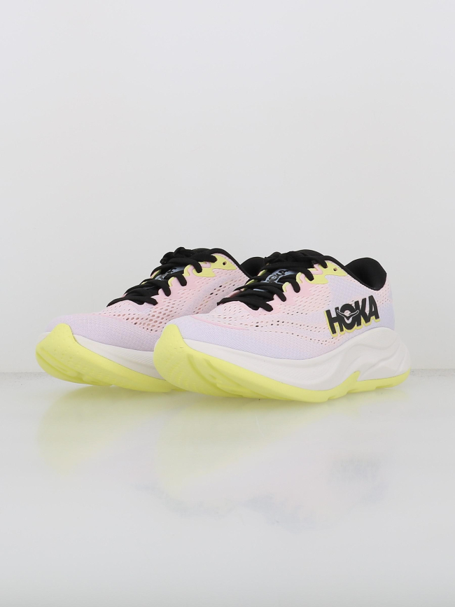 Chaussures de running rincon 4 rose jaune femme - Hoka