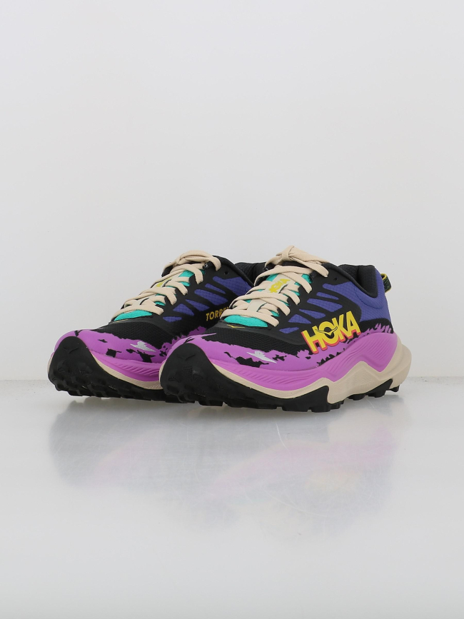 Chaussures de trail torrent 4 violet noir femme - Hoka
