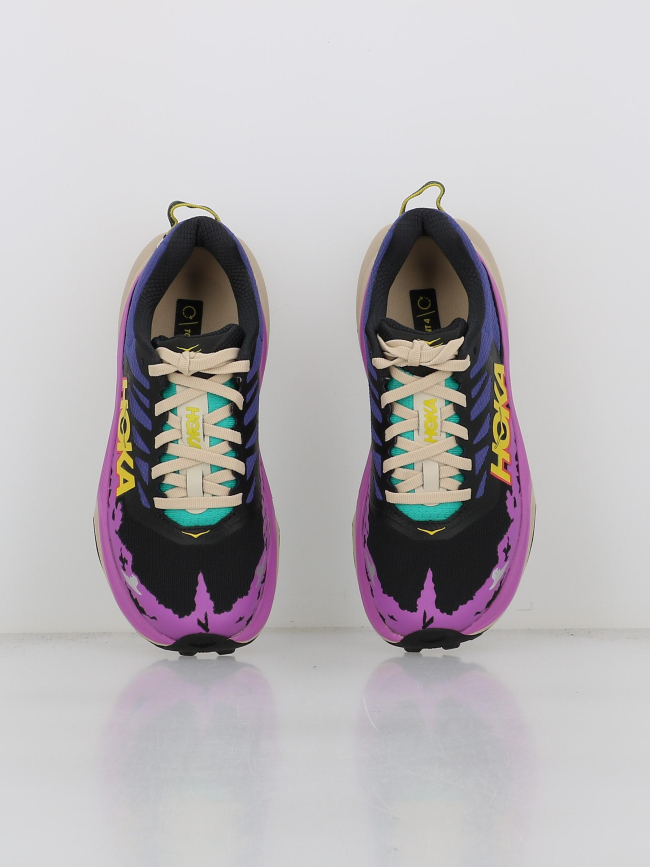 Chaussures de trail torrent 4 violet noir femme - Hoka