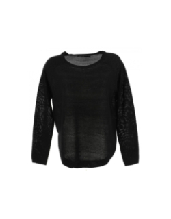 Pull fin caviar noir femme - Only