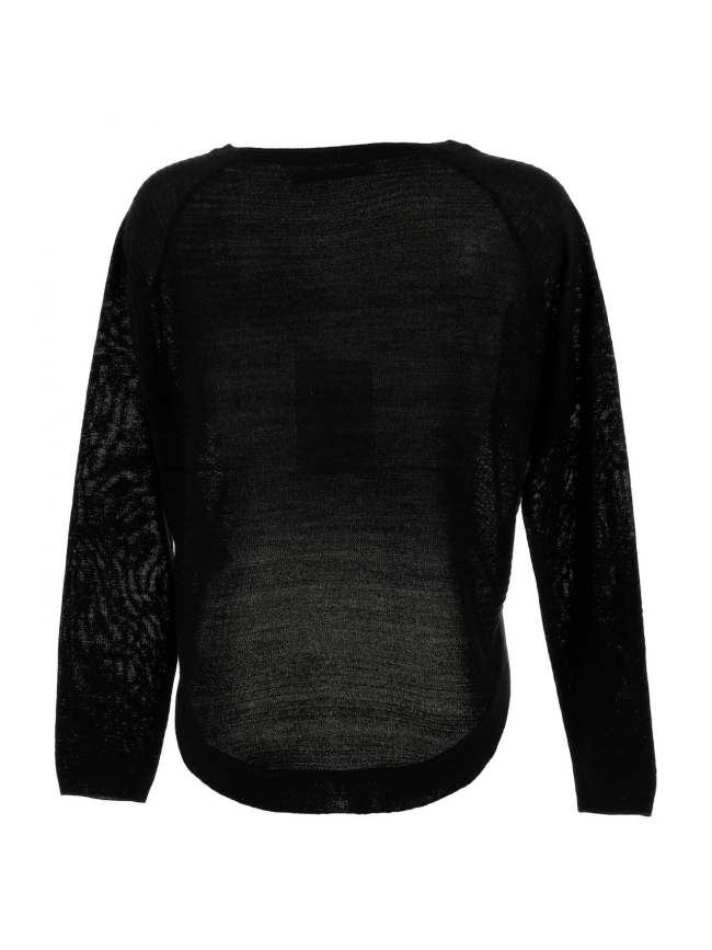 Pull fin caviar noir femme - Only
