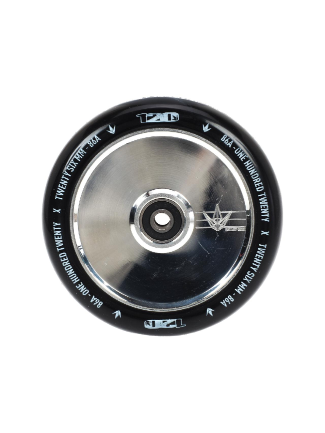 Roue de trottinette hollow polished 120mm noir - Blunt