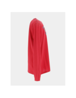 T-shirt manches longues core rouge garçon - Guess