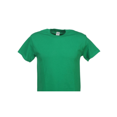 Pack De 2 T-shirts Homme Gildan - Vert Irlandais + Anthracite - Taille L - 100% Coton - Coupe Classique