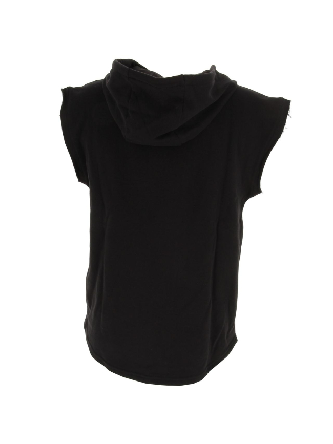 Sweat de boxe à capuche sans manche noir homme - Everlast