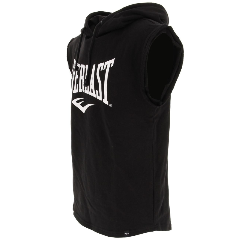 Sweat de boxe à capuche sans manche noir homme Everlast wimod