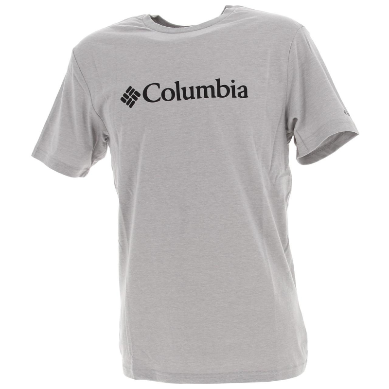 T-shirt basic logo gris homme - Columbia