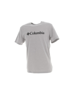 T-shirt basic logo gris homme - Columbia
