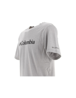 T-shirt basic logo gris homme - Columbia