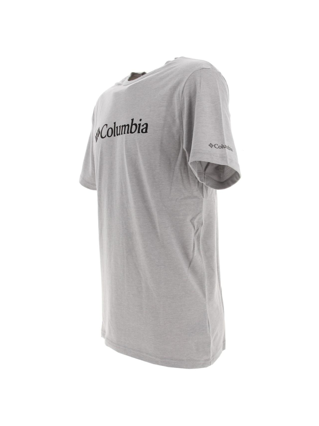 T-shirt basic logo gris homme - Columbia