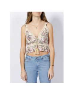 Caraco brodé beige femme - Culture Sud