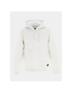 Sweat à capuche sherpa mel gris homme - Teddy Smith
